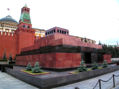 Lăng Lenin trên Quảng trường Đỏ ở Matxcơva
