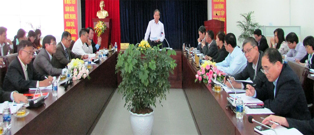 Buổi làm việc của Bí thư Tỉnh ủy Nguyễn Xuân Tiến tại Sở NN&PTNT Lâm Đồng ngày 17/4