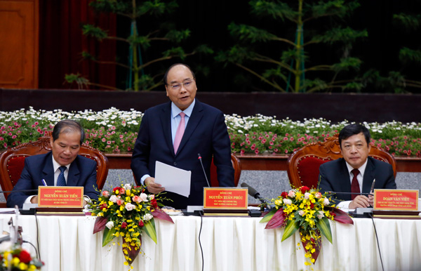 Thủ tướng Chính phủ Nguyễn Xuân Phúc kết luận và chỉ đạo trong buổi thăm và làm việc tại tỉnh Lâm Đồng chiều ngày 30/7
