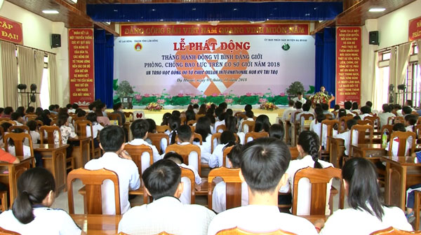 Tỉnh Lâm Đồng phát động Tháng hành động bình đẳng giới năm 2018