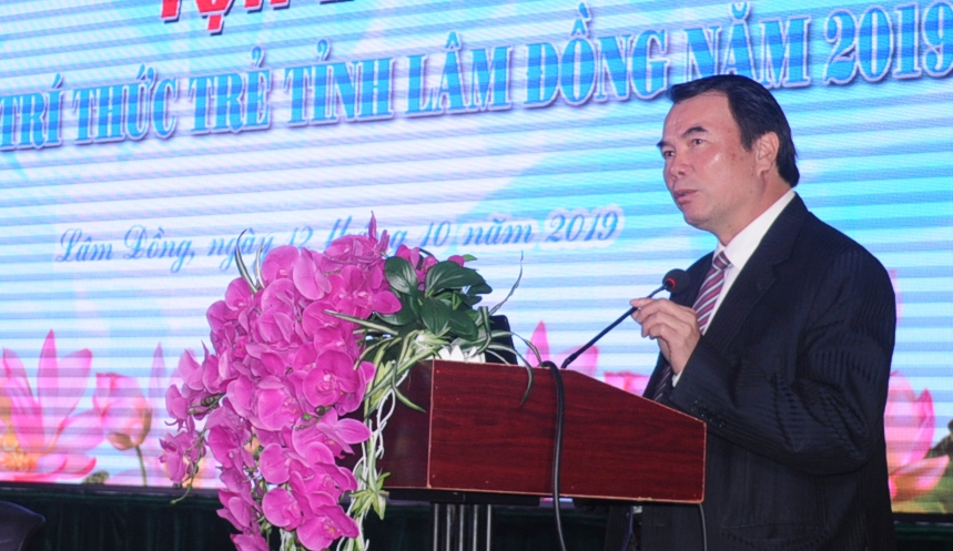 Tiến sĩ Phạm S – Phó Chủ tịch UBND tỉnh Lâm Đồng chia sẻ tại chương trình tọa đàm