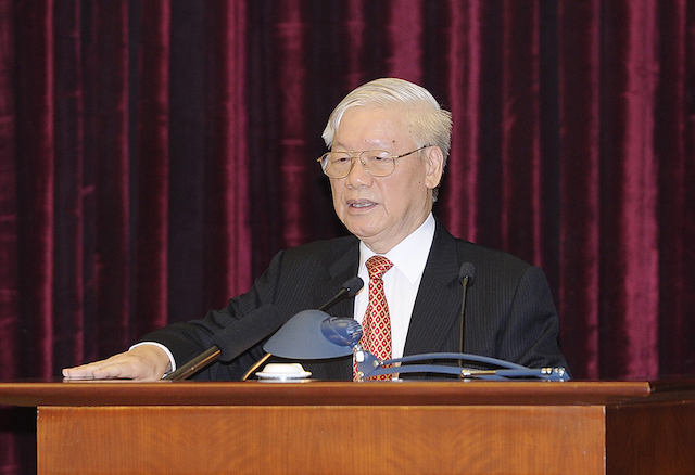 Tổng Bí thư, Chủ tịch nước Nguyễn Phú Trọng phát biểu bế mạc Hội nghị