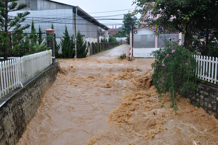 Bão số 6 có thể gây mưa lũ, ngập lụt, sạt lở đất, lốc xoáy trên địa bàn tỉnh Lâm Đồng