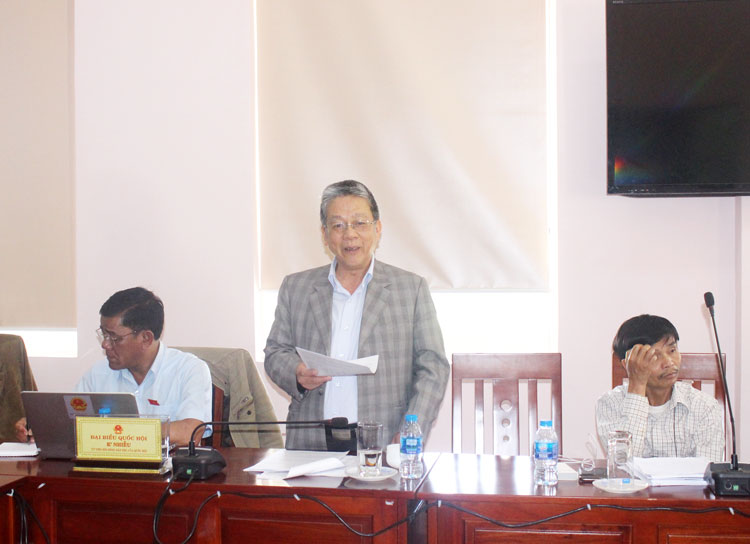 Đoàn Đại biểu Quốc hội tỉnh Lâm Đồng lấy ý kiến góp ý vào Dự thảo Luật Hòa giải, Đối thoại tại Tòa án