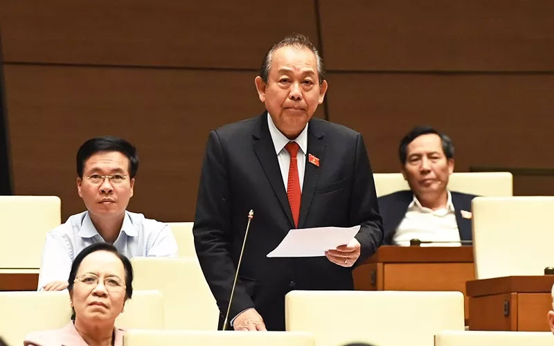 Phó Thủ tướng Trương Hoà Bình làm rõ thêm một số nội dung được đại biểu Quốc hội quan tâm về tinh giản biên chế, bộ máy
