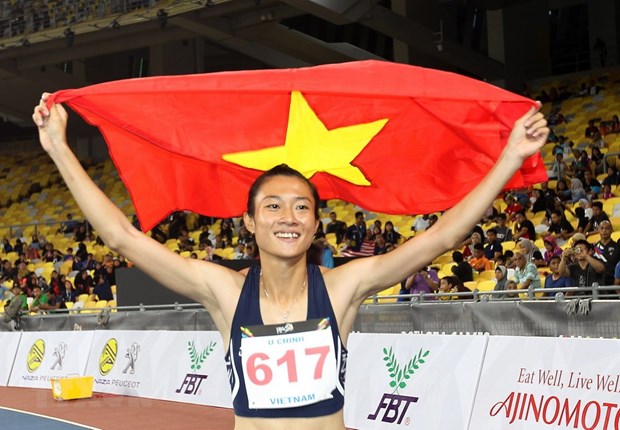 Vận động viên Lê Tú Chinh đoạt huy chương vàng tại SEA Games 29