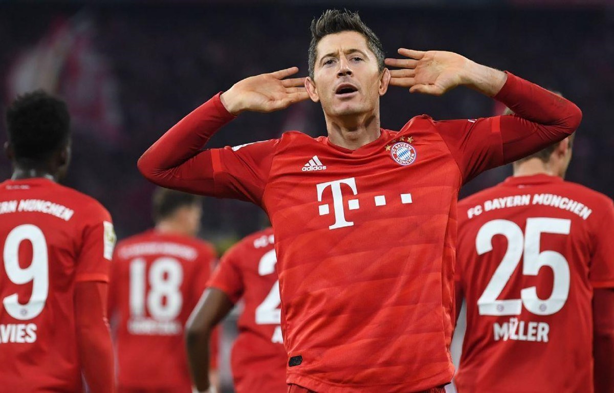 Lewandowski giúp Bayern Munich thắng hủy diệt Dortmund