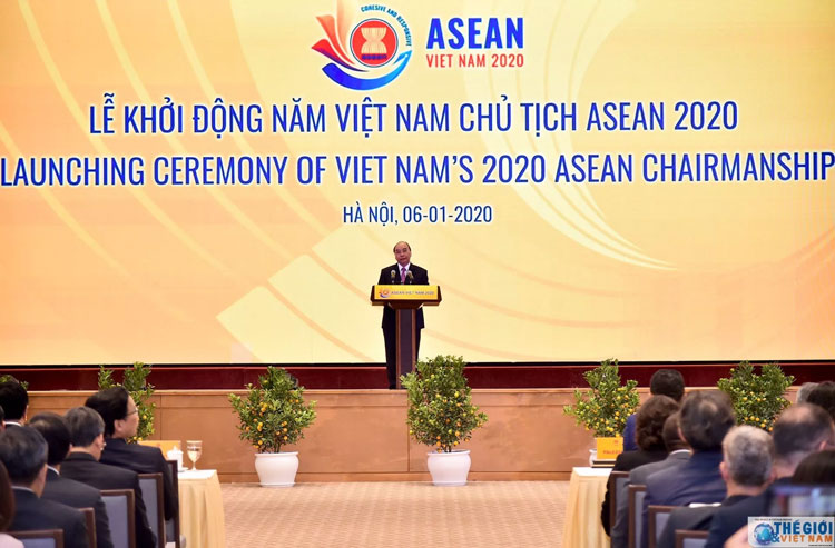 Thủ tướng Nguyễn Xuân Phúc phát biểu Lễ Khởi động năm Chủ tịch ASEAN 2020