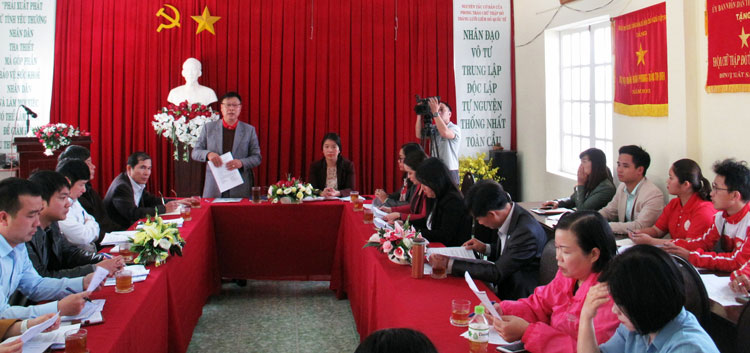 Ông Đỗ Hoàng Tuấn - Chủ tịch Hội CTĐ Lâm Đồng triển khai kế hoạch tổ chức các hoạt động Hành trình đỏ năm 2020 tại địa phương