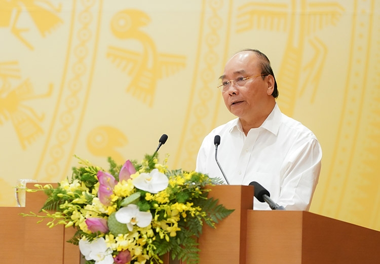 Thủ tướng Nguyễn Xuân Phúc phát biểu khai mạc. Ảnh: Chinhphu.vn