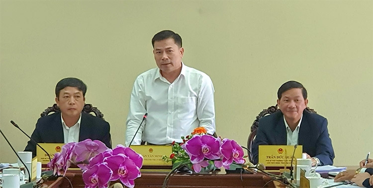 Phó tổng Thanh tra Chính Phủ Trần Văn Minh phát biểu tại buổi công bố kết luận thanh tra 