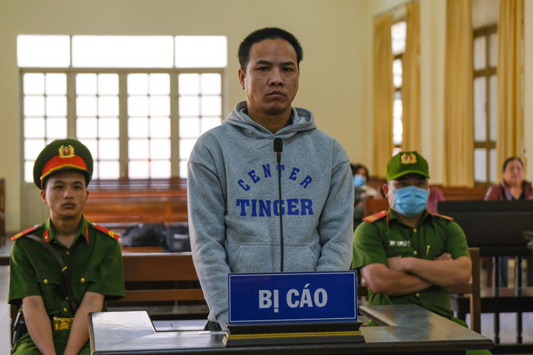 Bị can Trần Quốc Huy bị toà tuyên phạt 14 năm tù giam về tội giết người