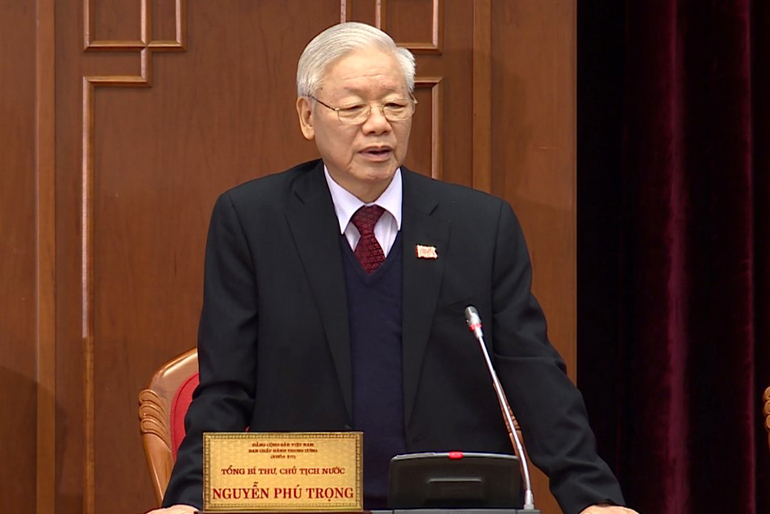 Tổng Bí thư, Chủ tịch nước Nguyễn Phú Trọng được Ban Chấp hành Trung ương tiếp tục tín nhiệm bầu giữ chức Tổng Bí thư Ban Chấp hành Trung ương Đảng khóa XIII
