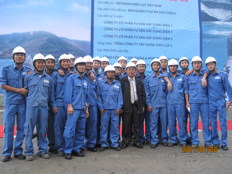 Ban chuẩn bị sản xuất Thủy điện Đồng Nai thời kỳ đầu xây dựng