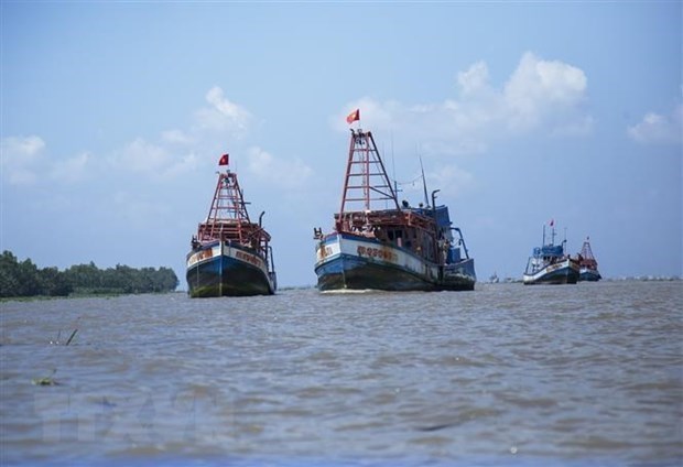 Tàu cá của ngư dân Việt Nam vươn khơi khai thác hải sản.