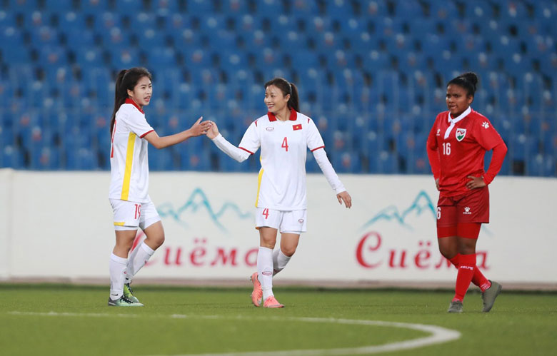 Đội tuyển nữ Việt Nam thắng đậm với tỷ số 16-0 trước đối thủ Maldives ở trận mở màn giải bóng đá nữ vô địch châu Á 2022
