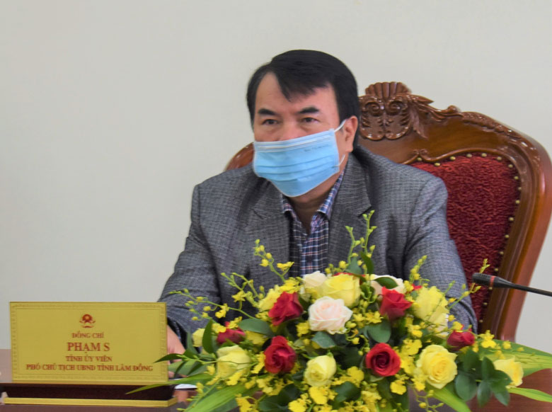Phó Chủ tịch UBND tỉnh Lâm Đồng Phạm S chủ trì tại đầu cầu Lâm Đồng