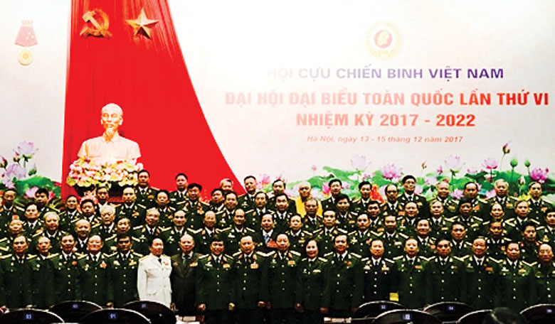 Ban Chấp hành Trung ương Hội CCB Việt Nam khóa VI. Ảnh: TL