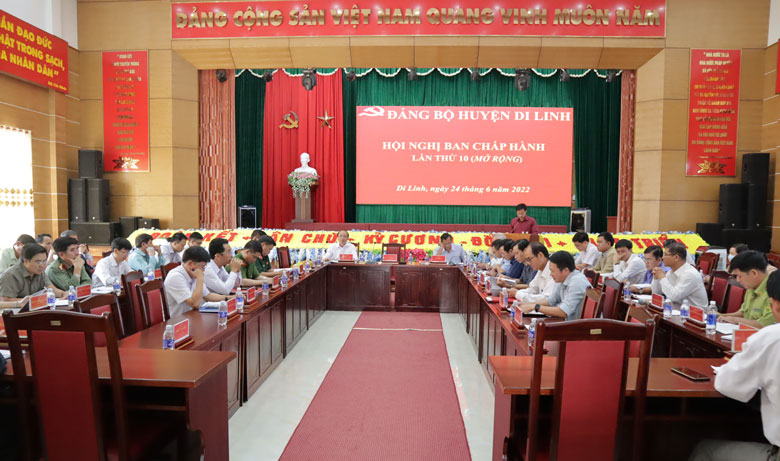 Hội nghị Ban Chấp hành huyện Di Linh lần thứ 10