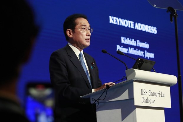 Thủ tướng Nhật Bản Kishida Fumio phát biểu dẫn đề tại Đối thoại Shangri-La 2022