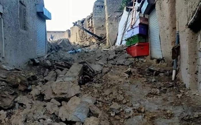 Khung cảnh tại hiện trường vụ động đất ở Afghanistan ngày 22/6