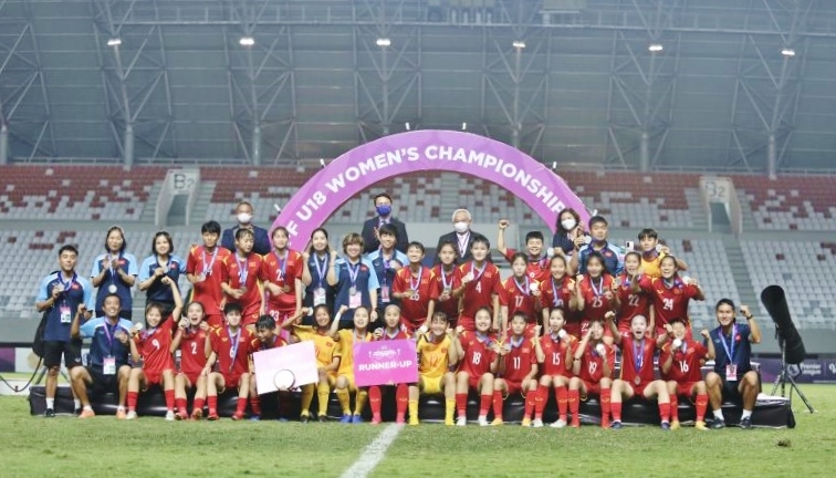 Tuyển nữ U18 Việt Nam nhận ngôi Á quân của giải đấu