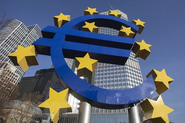 Trụ sở của Ngân hàng Trung ương châu Âu (ECB) ở Frankfurt am Main, Đức