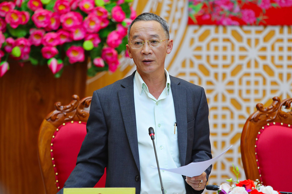 Đồng chí Trần Văn Hiệp -  Chủ tịch UBND tỉnh kết luận tại cuộc họp đánh giá, rút kinh nghiệm tổ chức Festival Hoa Đà Lạt lần thứ IX năm 2022