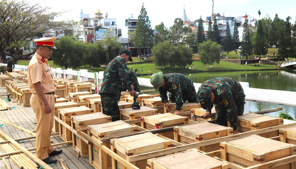Bảo Lộc: Sẵn sàng công tác bắn pháo hoa đêm Giao thừa chào đón năm mới Quý Mão 2023