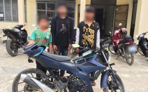 Đam Rông: Nhóm thiếu niên gây ra 3 vụ trộm cắp xe máy