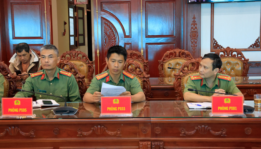 Các đại biểu dự hội nghị tại điểm cầu tỉnh Lâm Đồng