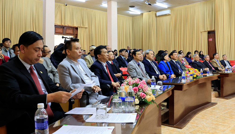 Đại biểu tham dự lễ kỷ niệm 75 năm báo chí Cách mạng Việt Nam tỉnh Lâm Đồng
