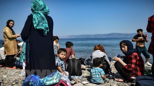 Người di cư Afghanistan vượt biển Aegea vào đảo Lesbos của Hy Lạp từ Thổ Nhĩ Kỳ