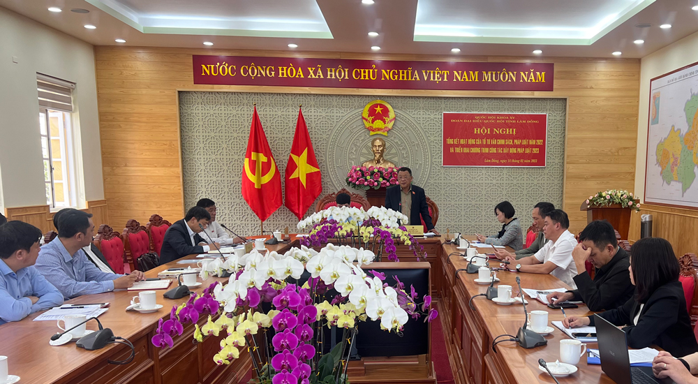 Đồng chí Nguyễn Tạo – Phó trưởng Đoàn ĐBQH điều hành phần thảo luận