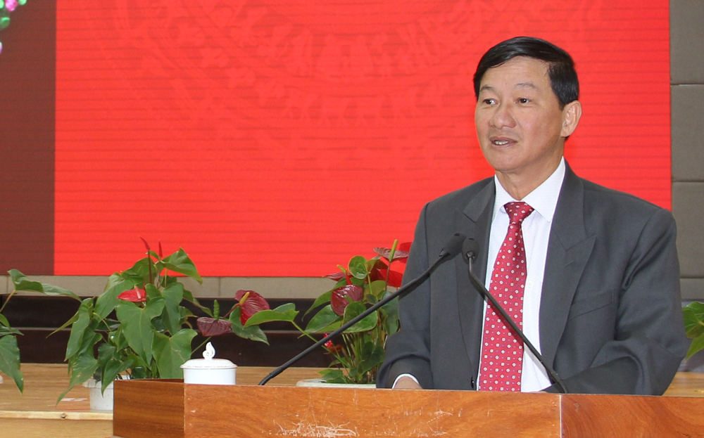 Đồng chí Bí thư Tỉnh ủy Lâm Đồng Trần Đức Quận kết luận Hội nghị