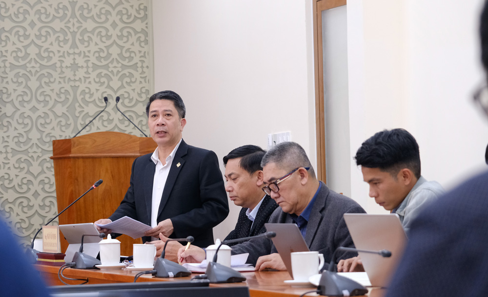 Ông Ngô Văn Ninh - Người phát ngôn của UBND tỉnh đã thông tin về tình hình kinh tế - xã hội, quốc phòng, an ninh tháng 1/2023