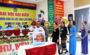 Bảo Lộc: Tổ chức thành công Đại hội điểm Hội Nông dân xã Lộc Châu