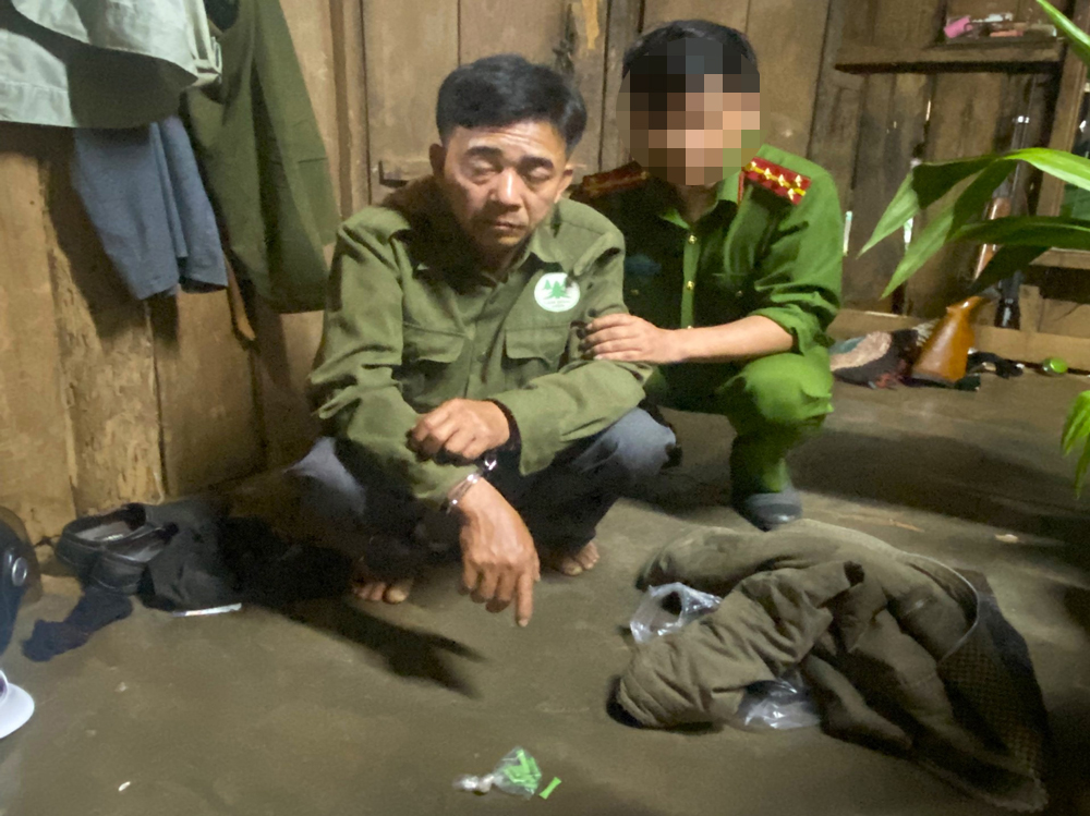 Nguyễn Xuân Sơn bị bắt quả tang khi đang tàng trữ trái phép chất ma túy