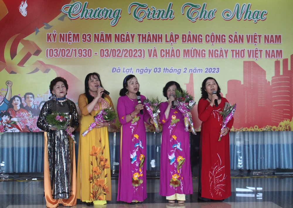 Chương trình thơ nhạc kỷ niệm 93 năm ngày thành lập Đảng Cộng sản Việt Nam và Ngày Thơ Việt Nam