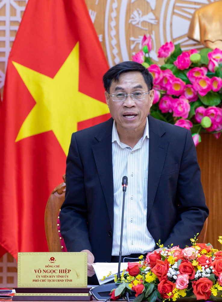 Phó Chủ tịch UBND tỉnh Lâm Đồng Võ Ngọc Hiệp kết luận Hội nghị