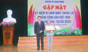 Đam Rông tổ chức gặp mặt kỷ niệm 93 năm Ngày thành lập Đảng Cộng sản Việt Nam