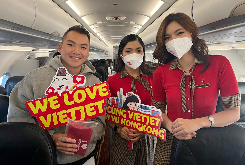 Vietjet chính thức nối lại đường bay thẳng Hồng Kông – TP Hồ Chí Minh từ 10/2/2023