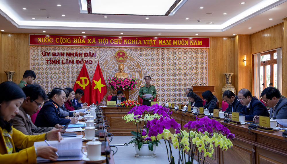 Quang cảnh Hội nghị tại đầu cầu tỉnh Lâm Đồng