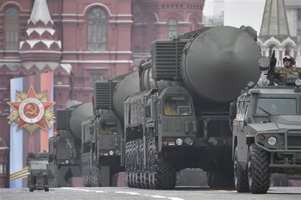 Tên lửa liên lục địa có khả năng mang đầu đạn hạt nhân Yars RS-24 của Nga