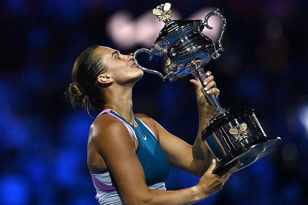  Aryna Sabalenka lần đầu giành vô địch đơn nữ Úc mở rộng. Ảnh: Internet 
