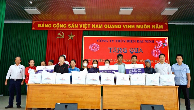 Thuỷ điện Đại Ninh tri ân khách hàng Tết Giáp Thìn 2024