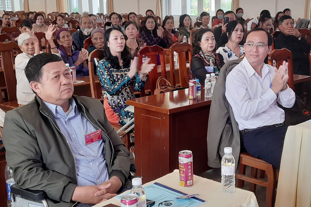 Các đại biểu tham dự Đại hội lần III Hội NKT huyện Bảo Lâm