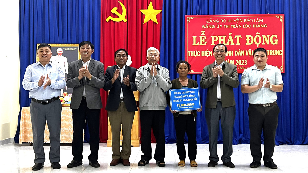 Bảo Lâm: Tổ chức chương trình dân vận vùng đồng bào dân tộc thiểu số