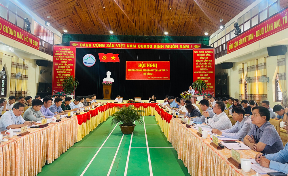 Hội nghị Đảng bộ huyện Đam Rông lần thứ 15