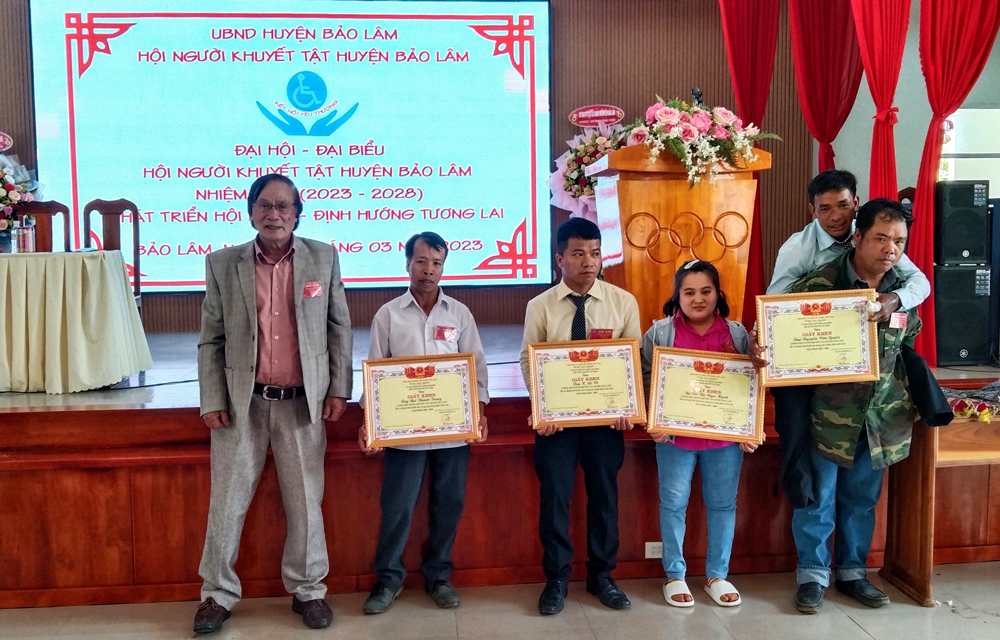 Hội Người khuyết tật huyện Bảo Lâm tổ chức Đại hội lần thứ III